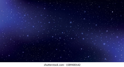 Space stars background, Abstract background, Starry space vector background, Galaxies, Bright star in the dark space, Milky way galaxy, Vector illustration.