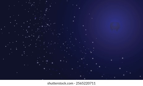 Space stars background, Abstract background. Starry sky background. Looking up at the stars. Space scene with stars in the galaxy. Panorama.