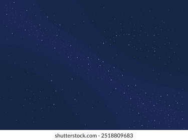 Fondo de estrellas espaciales. Astronomía y astrología, universo. Cosmos estrellado con constelación. Fondo de pantalla galáctico y textura. Cartel o Anuncio para el Sitio web. Ilustración vectorial plana