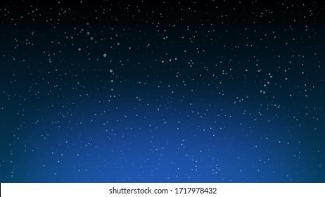 Space Stars Background. Empty wallpaper backdrop. Vector Illustration of The Night Sky.