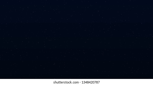 Space stars background. Light night sky vector.