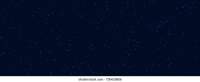 Space stars background. Light night sky vector.