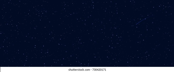 Space stars background. Light night sky vector.