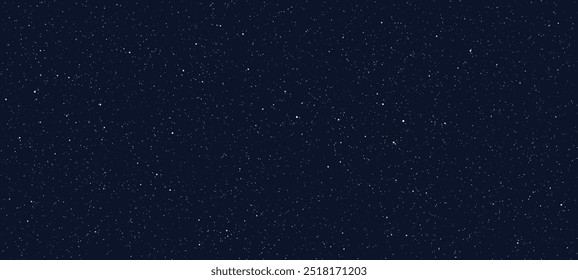 Space stars background. Universe starry pattern with glowing stars. Night sky constellations galaxy. Vector illustration.