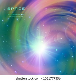 Space Stars Background. Vector Illustration of The Night Sky. illustration of outer space and Milky Way.