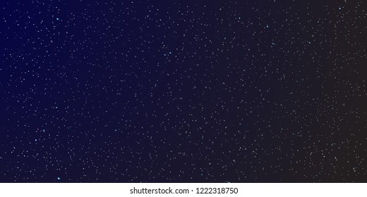 Space Stars Background. Vector Illustration of The Night Sky. 