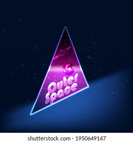 Space Stars Hintergrund. Vektorgrafik des Weltraums und des Erdenplaneten.