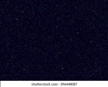 Space Stars Background. Vector Illustration of The Night Sky. 