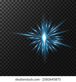 space, stars, flash, light, sky