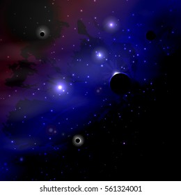 space. stars and nebulae. illustration. use the smart phone, website, decoration design printing fabric shirt decoration etc