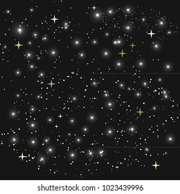 Space with stars vector