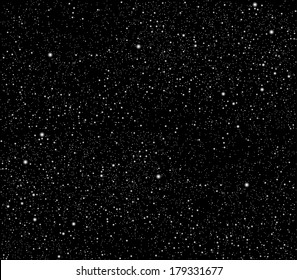Space With Stars Vector