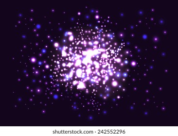 Space stars wallpaper. Vector abstract background