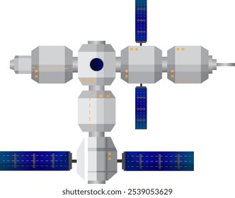 The space station is a hub for exploring the universe and studying astronomical technology research.