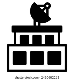 Space Station Icon Illustration, for web, app, infographic, etc
