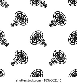 Raumstation-Symbol. Einfache Elementillustration
