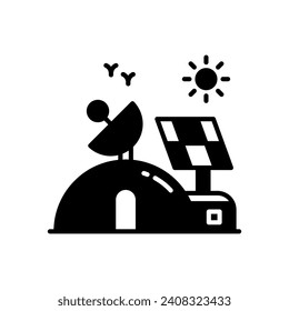 Space Station icon in vector. Illustration