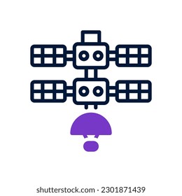space station icon for your website design, logo, app, UI.
