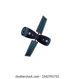 Space station. Spacecraft. Vector illustration