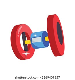 Space station vector colorful stickers Icon Design illustration. EPS 10 File 