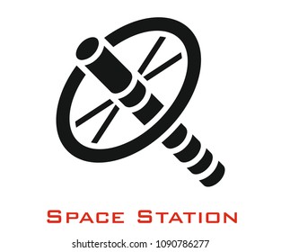 Space Station vector icon