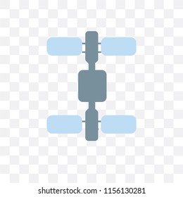 Space station vector icon isolated on transparent background, Space station logo concept