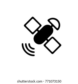 space station vector icon. space symbol