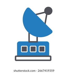 Space Station Vector icon which can easily modify or edit


