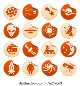 Space stickers