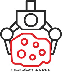 space stone Vector Icon which is suitable for commercial work and easily modify or edit it
