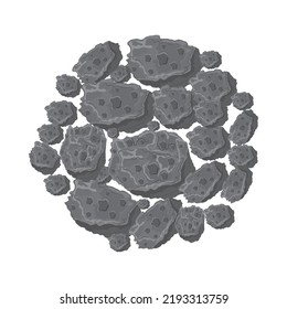 space stones universe icon isolated flat