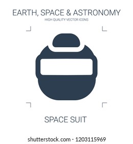 space suit icon. high quality filled space suit icon on white background. from earth space astronomy collection flat trendy vector space suit symbol. use for web and mobile