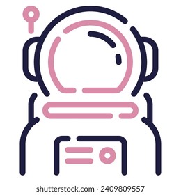 Space Suit icon illustration for web, app, infographic, etc