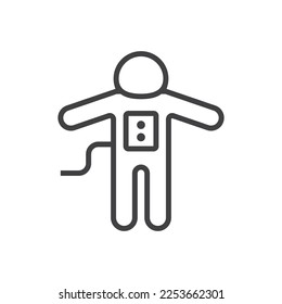 Space Suit Icon Sign Symbol 