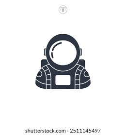 Space Suit icon symbol vector illustration isolated on white background