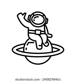 Space Suit icon in vector. Illustration
