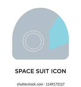 Space suit icon vector isolated on white background for your web and mobile app design, Space suit logo concept