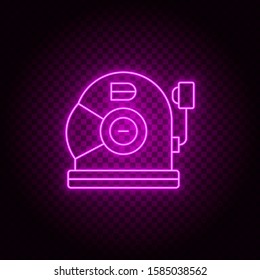 Space suit, vector, neon icon illustration isolated sign symbol- Neon vector icon