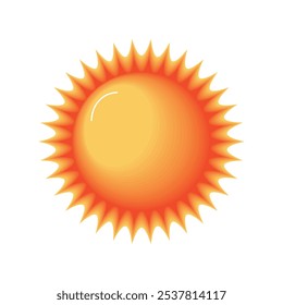 space sun cartoon isolated icon