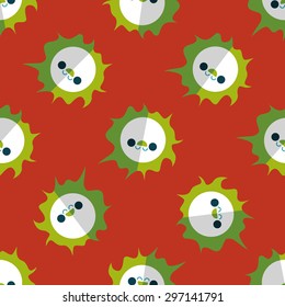 Space sun flat icon,eps10 seamless pattern background