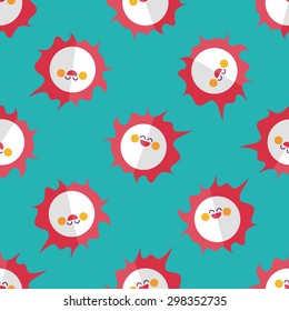 Space sun flat icon,eps10 seamless pattern background