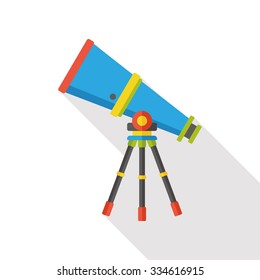Space Telescope flat icon