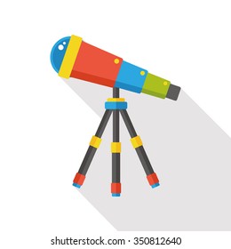 Space Telescope flat icon