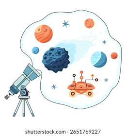 Telescópio Espacial Planetas Galáxia Observatório Ciência