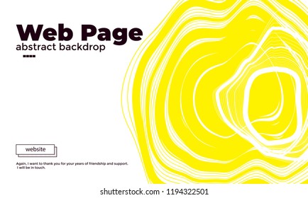 Space for text. Minimal geometric web banner design. Vector template with shapes elements. Modern, hipster style