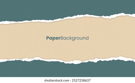 Espacio para el texto en pedazo de papel rasgado, hoja cuadrada del cuaderno. Ilustración vectorial para el diseño de la presentación, el Anuncio y más.