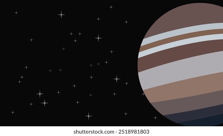 Space theme background full of stars and planets, space background with beautiful colors, elegant background, astronomy, science