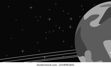 Space theme background full of stars and planets, space background with beautiful colors, elegant background, astronomy, science