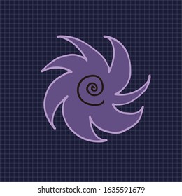 Space theme. Journey to a spiral galaxy. Drawings for children's creativity. Illustration of children's books, magazines. Printing on clothes. Vector illustration.