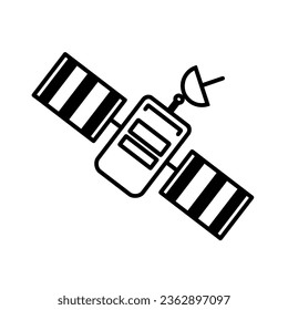 Space Things Icon (Space Station), True Black Icon